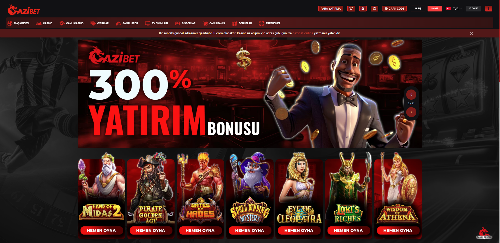 Gazibet giriş